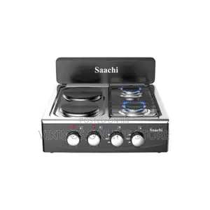 Saachi 2 Gas +2 Electric Hot Plate Table Top Cooker Burner