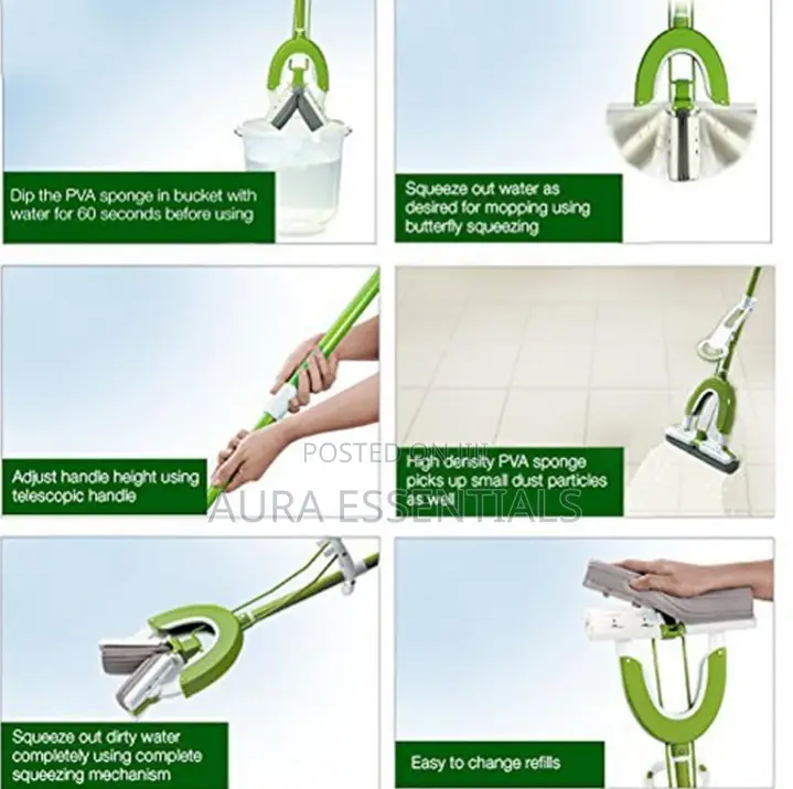Butterfly Mop Hands Free Mop