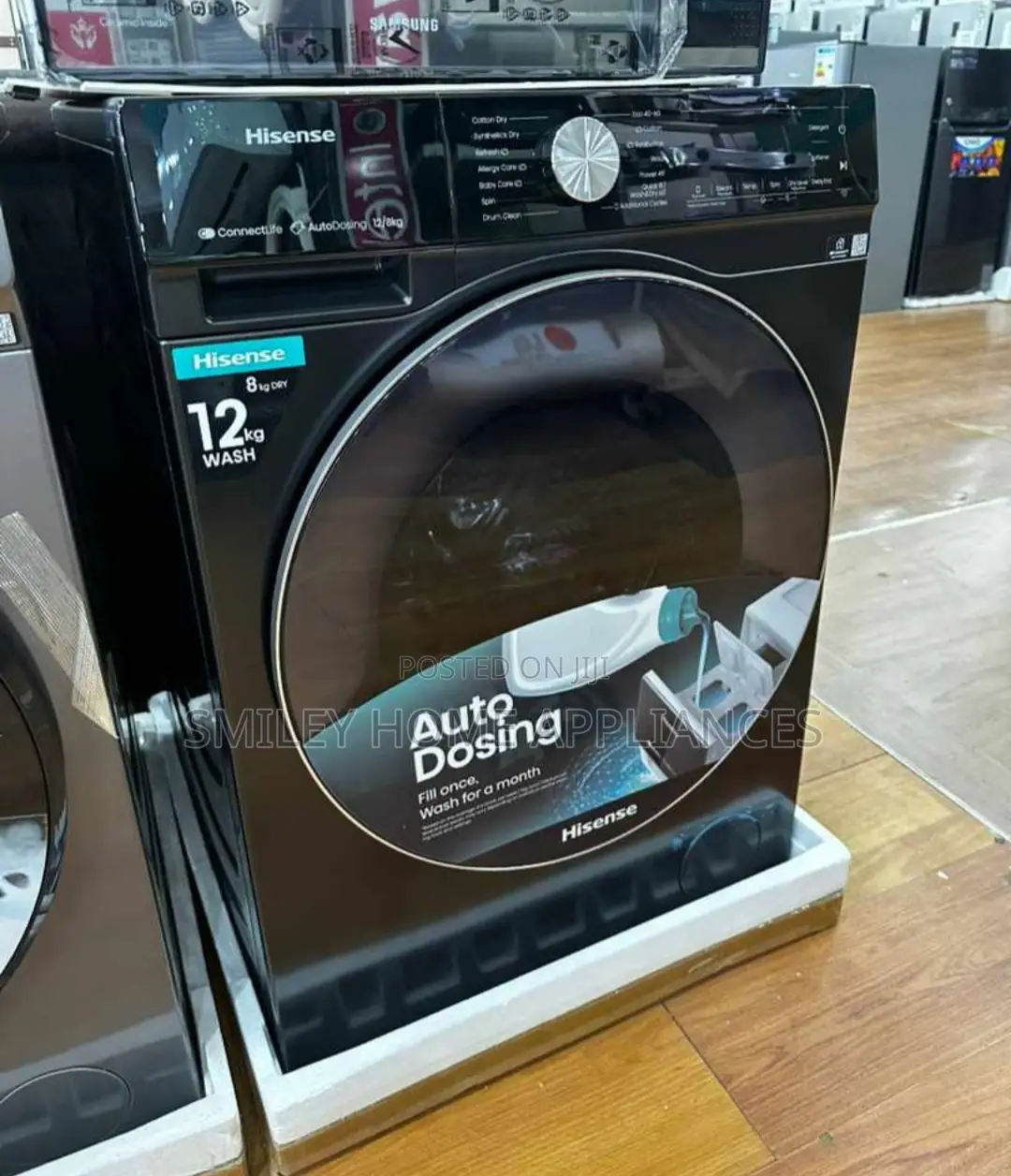 Hisense 12kgs Front Loader Wash and Dryer Washing Machine