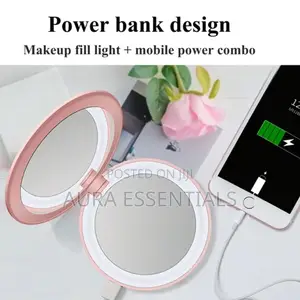 Chargeup LED Compact Mirror and USB Power Bank