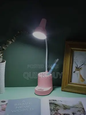 LED Eye Protection Desk Lamp With Pen Holder