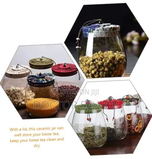 New Glass Jar Coffee Canister