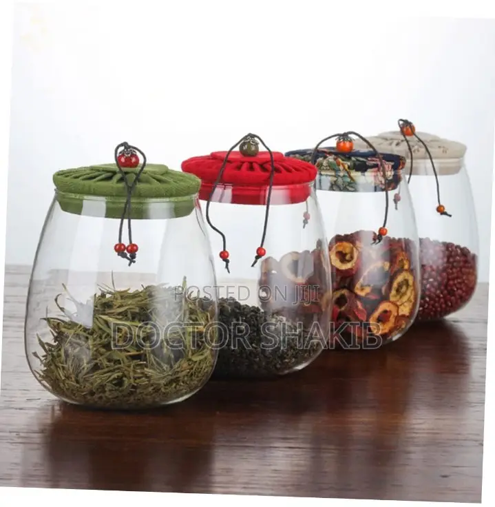 New Glass Jar Coffee Canister