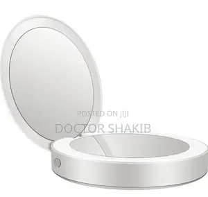 Cosmetic Mirror With Portable Folding Power Bank