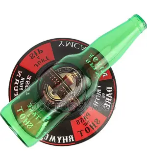 New Modern Spin the Bottle Drinking Game Set
