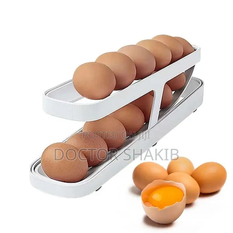Automatic 2 Rows Egg Dispenser and Storage Container