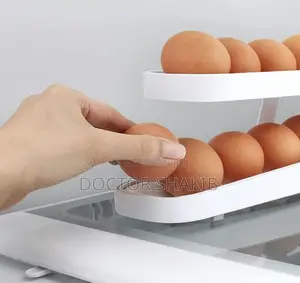 Automatic 2 Rows Egg Dispenser and Storage Container