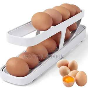 Automatic 2 Rows Egg Dispenser and Storage Container