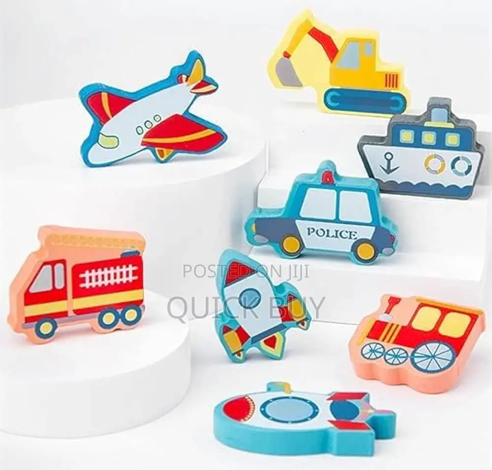 7 in 1 Kids Puzzle Blocks Board