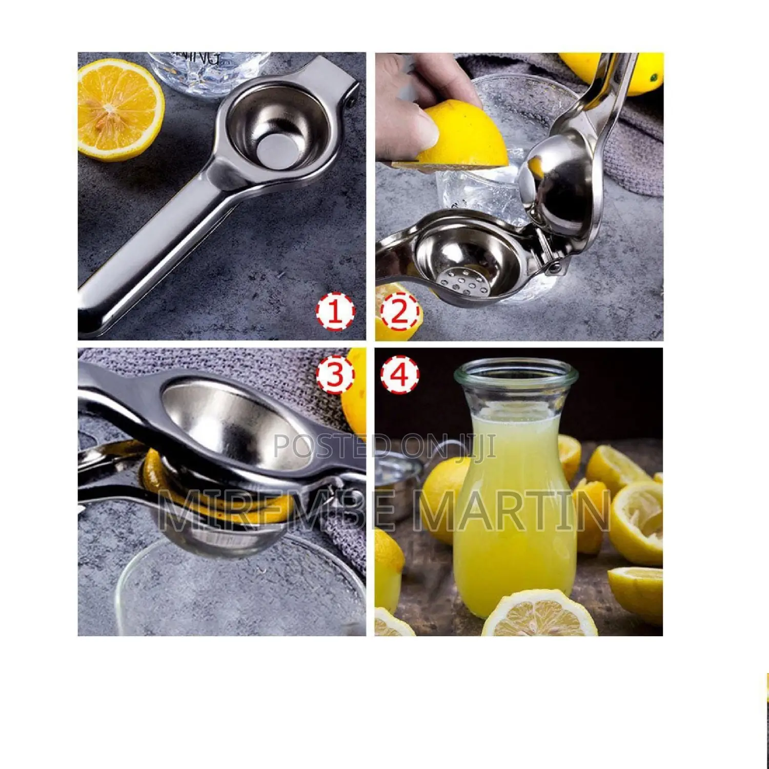 Stainless Steel Lemon Jucer Squeezer.