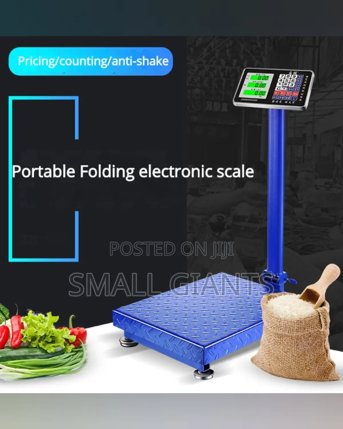 Commercial Folding Electronic Platform Scale