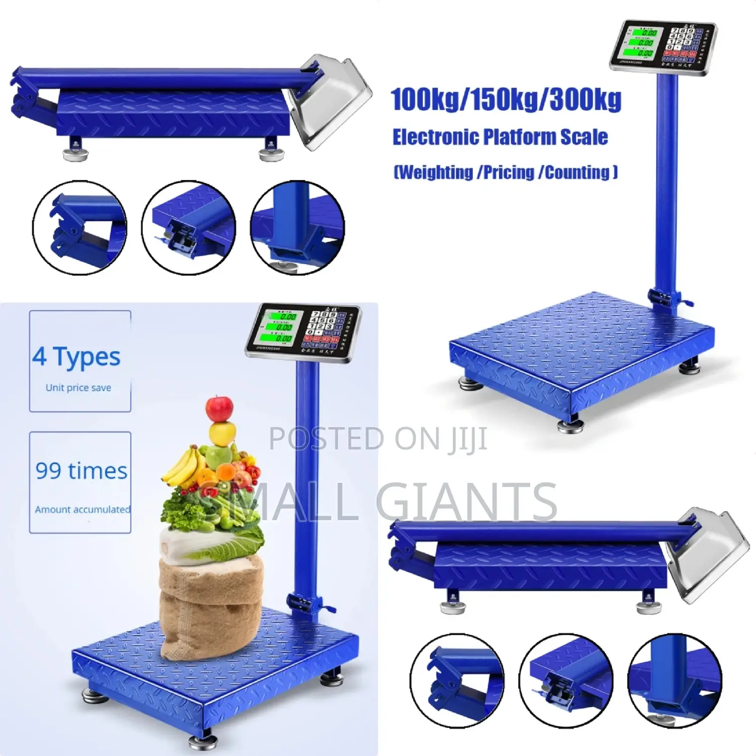 Commercial Folding Electronic Platform Scale