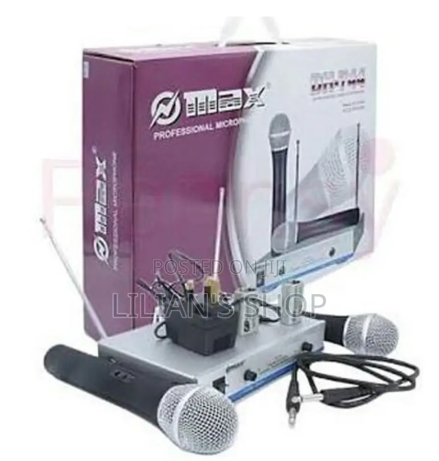 Max Dual Professional Wireless Microphone