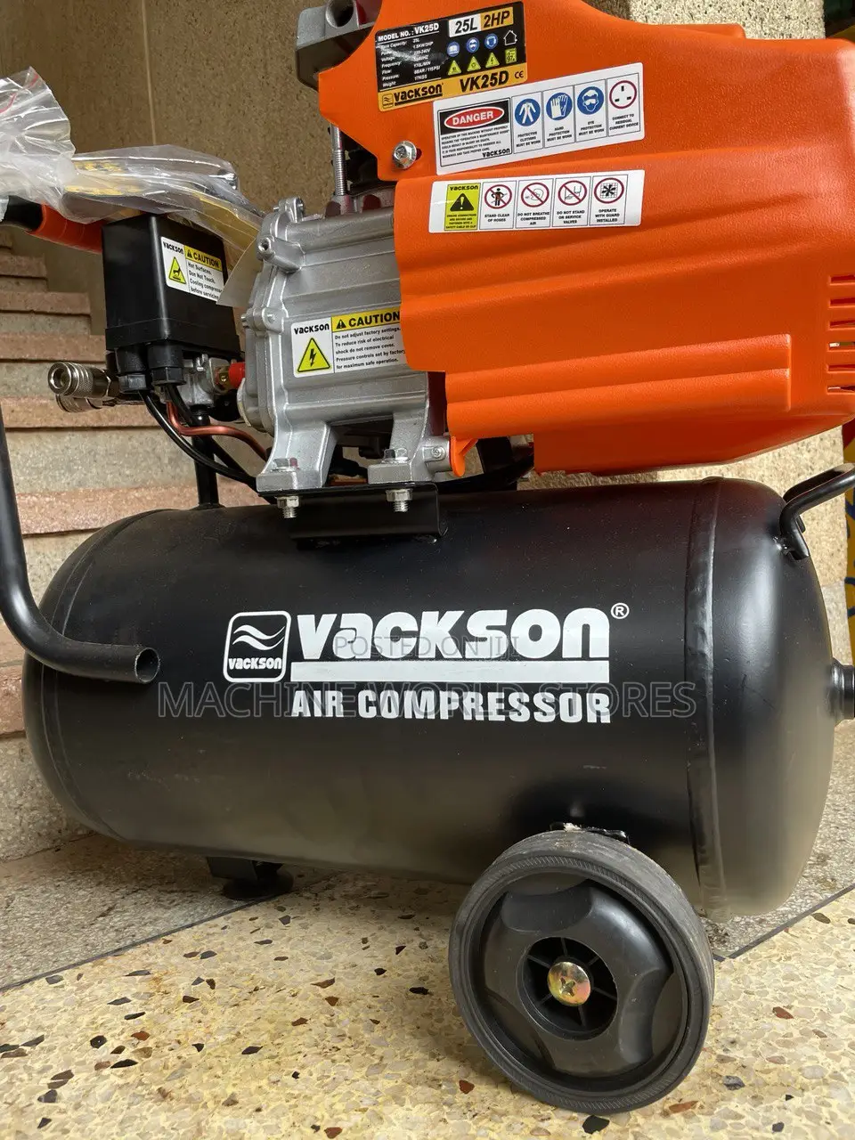 Air Compressor Normal 25L 2hp Vackson