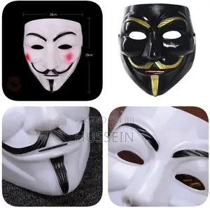 New Halloween Cosplay Mask With White v-Shaped Face, v Monst
