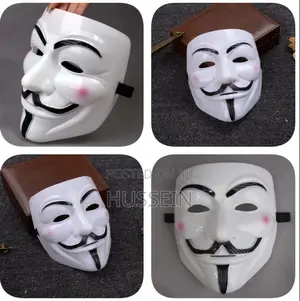 New Halloween Cosplay Mask With White v-Shaped Face, v Monst