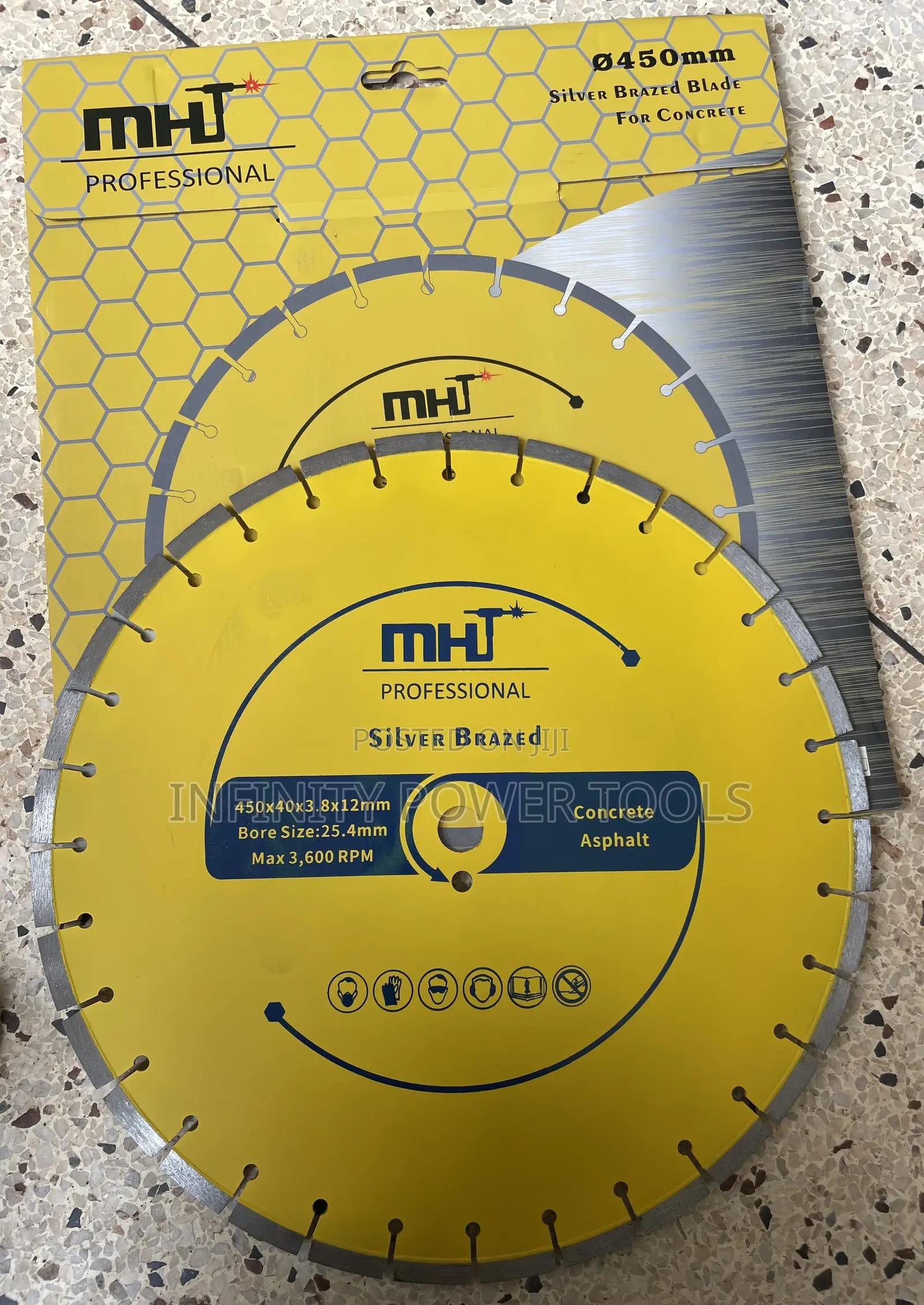 Silver Brazed Blade For Concrete