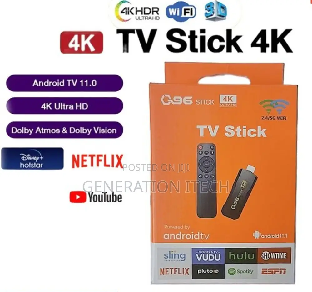 Q96 Android Smart TV Stick 8gb Ram 128gb Storage -Android 10