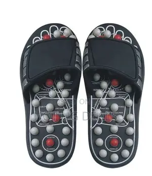 Foot Massage Unisex Sandals/Slippers - Black