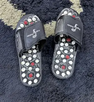 Foot Massage Unisex Sandals/Slippers - Black