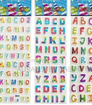 1 Sheet a-Z English Alphabet Stickers