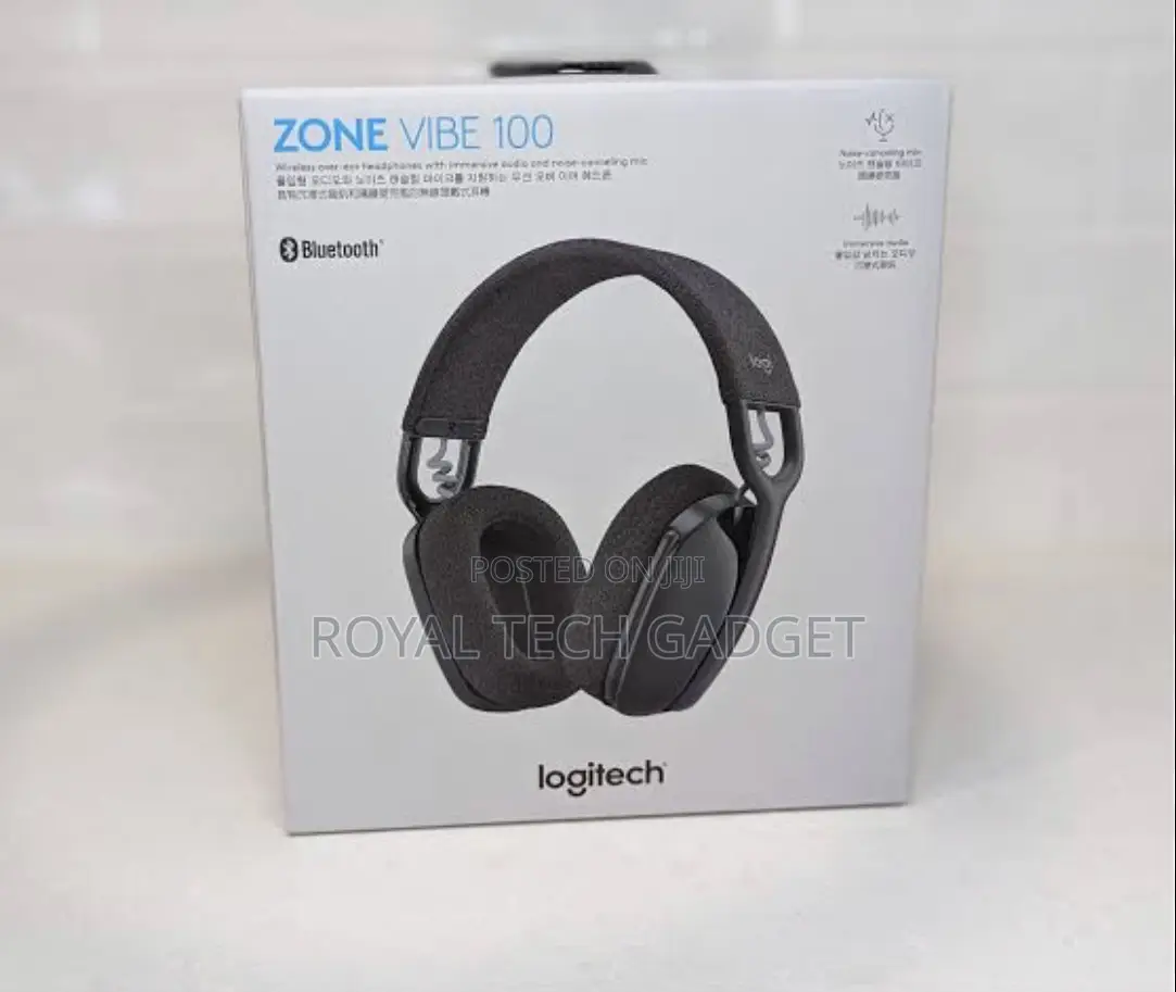 Logitech Zone Vibe 100 Wireless Bluetooth Headphones