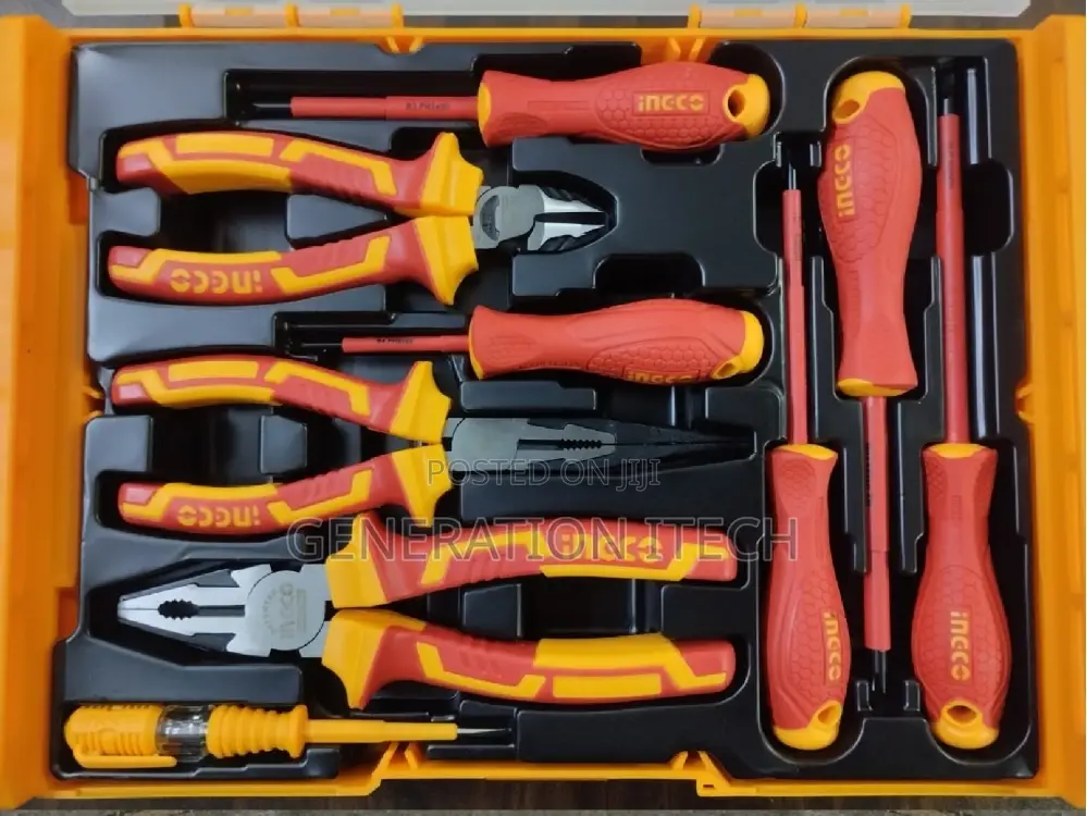 INGCO HKTV01H091 9 PCS Insulated Hand Tools Set