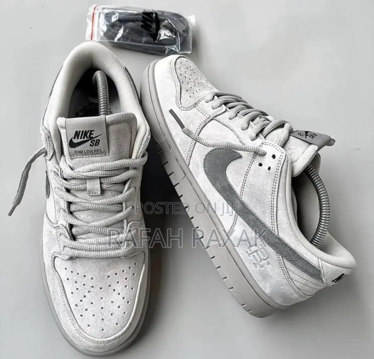 Original Grey Nike SB Dunk Low Pro Suede Sneaker