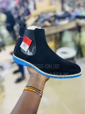 Men’S Classic G-Ten Suede Blue Sole Boot