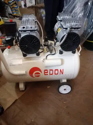 Super Silent Air Compressor 50 Litres Double Piston Edon