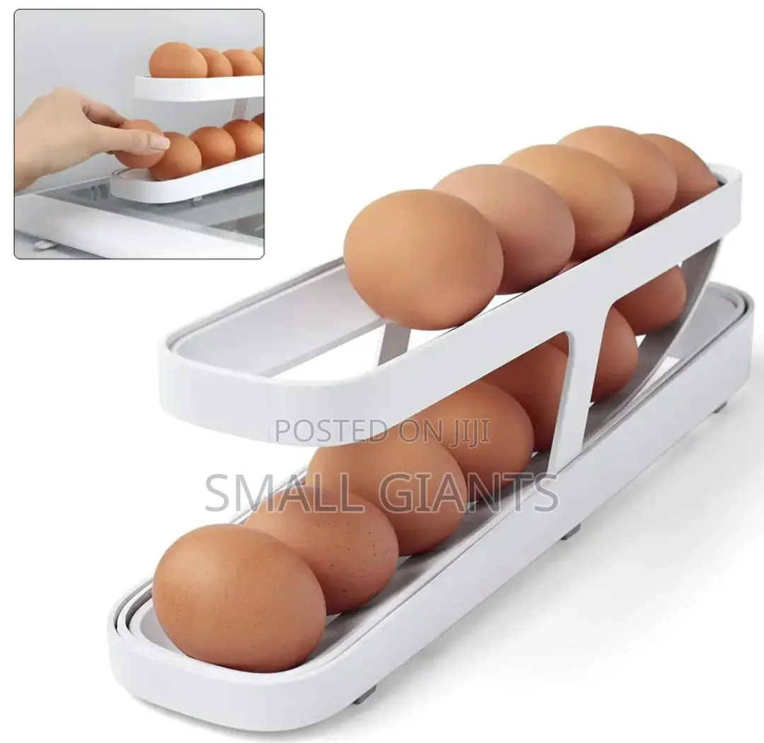 Rolling Egg Holder and Dispenser