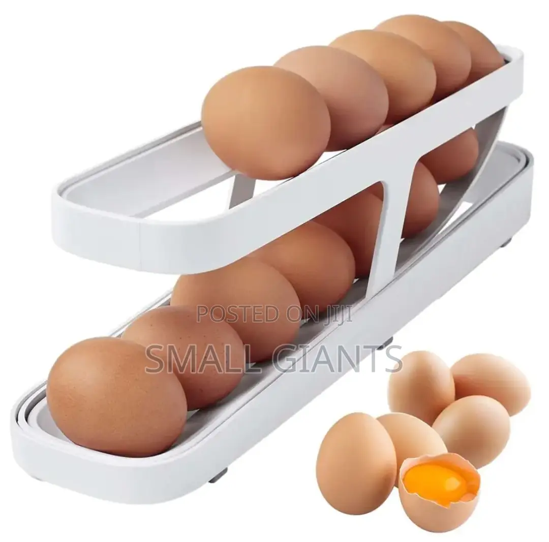 Rolling Egg Holder and Dispenser