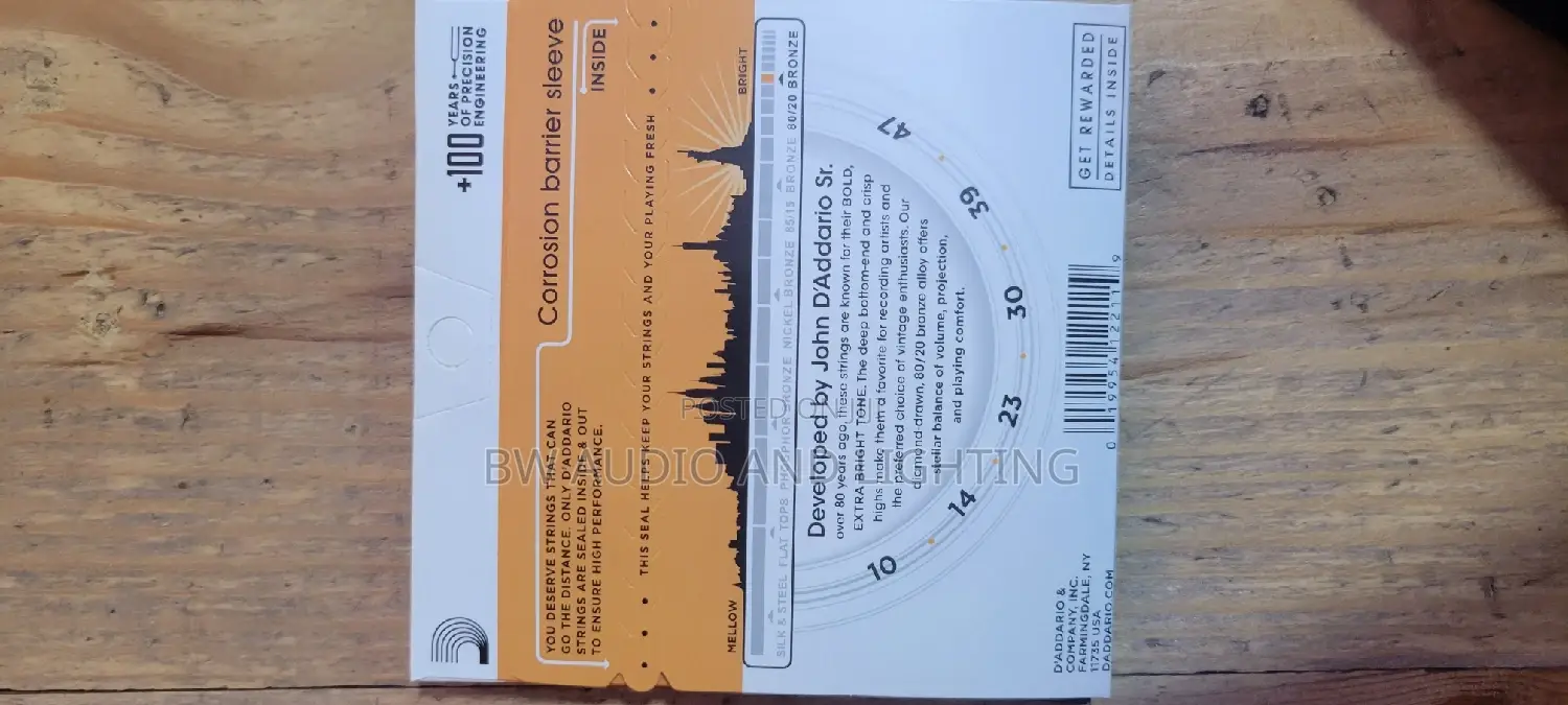 Daddario Acoustic 010. 047/Guitar Strings