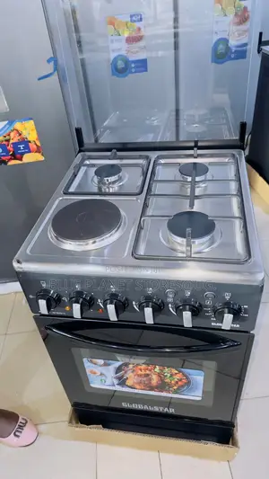 GLOBALSTAR 3+1 Automatic Cookers \\ Black Color \\ 50cm×50cm