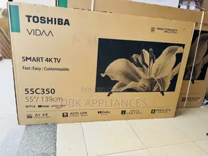 Toshiba 55inch Smart Uhd TVS Vidaa 2yr Warranty