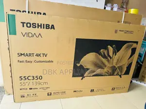 New Toshiba 55inch Smart Uhd Vidaa TVS 2yr Warranty