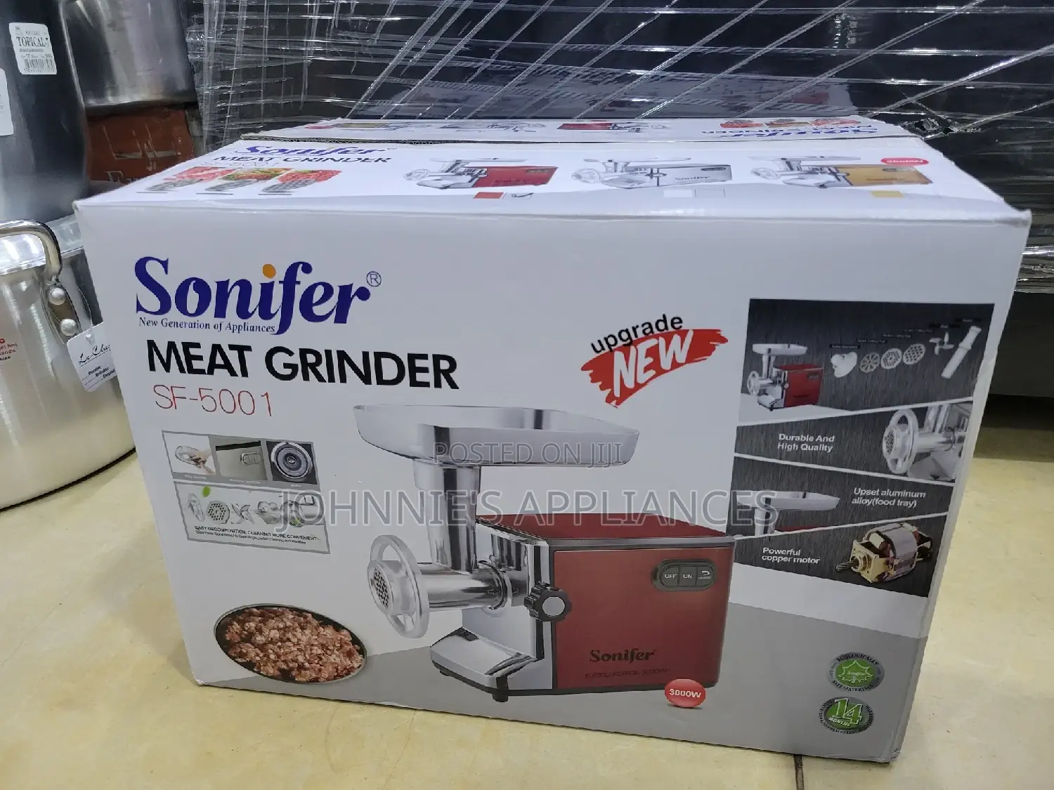 Sonifer Electric Meat Grinder Commercial Use