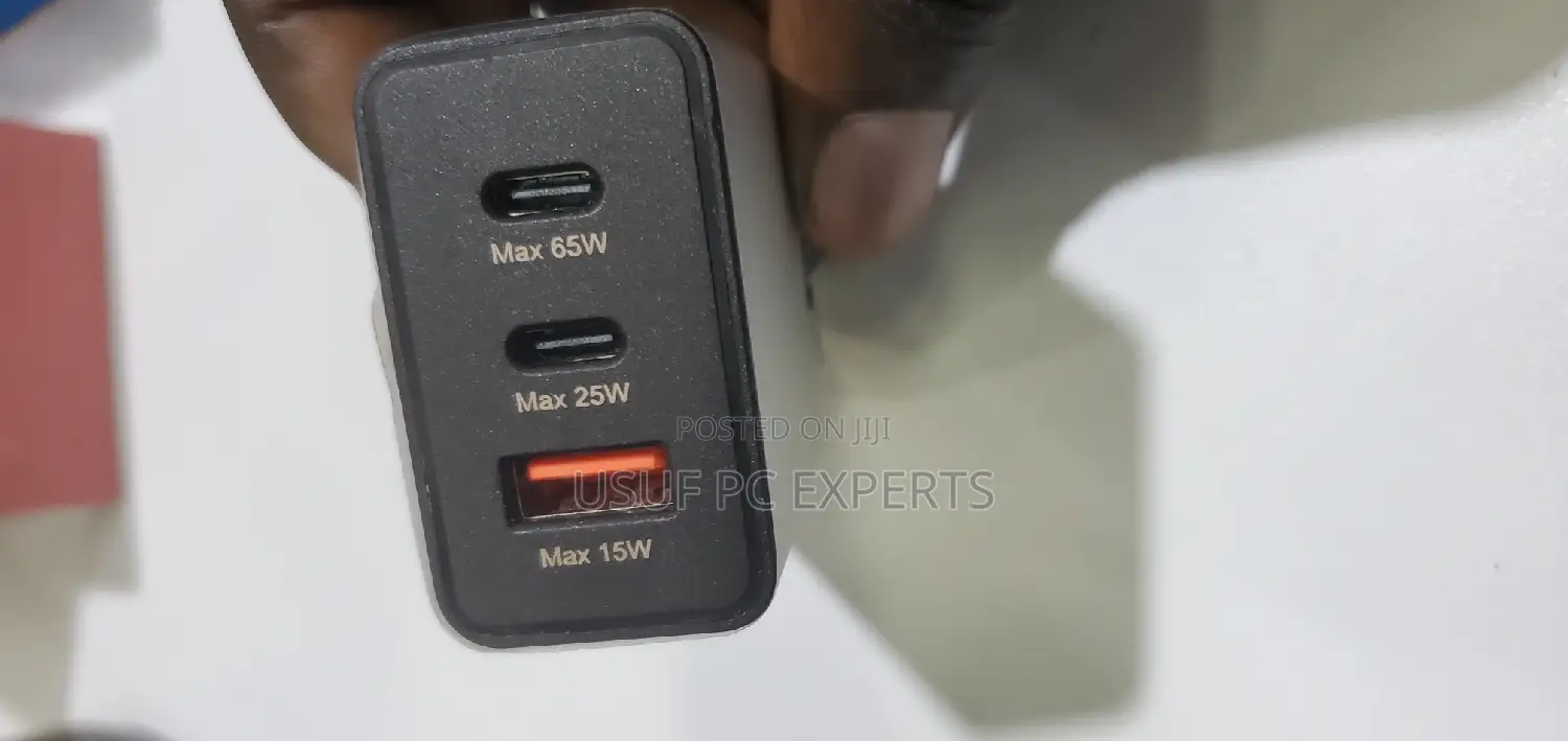 Samsung 65 Watts Pd Adapter Trio Usb C and Usb