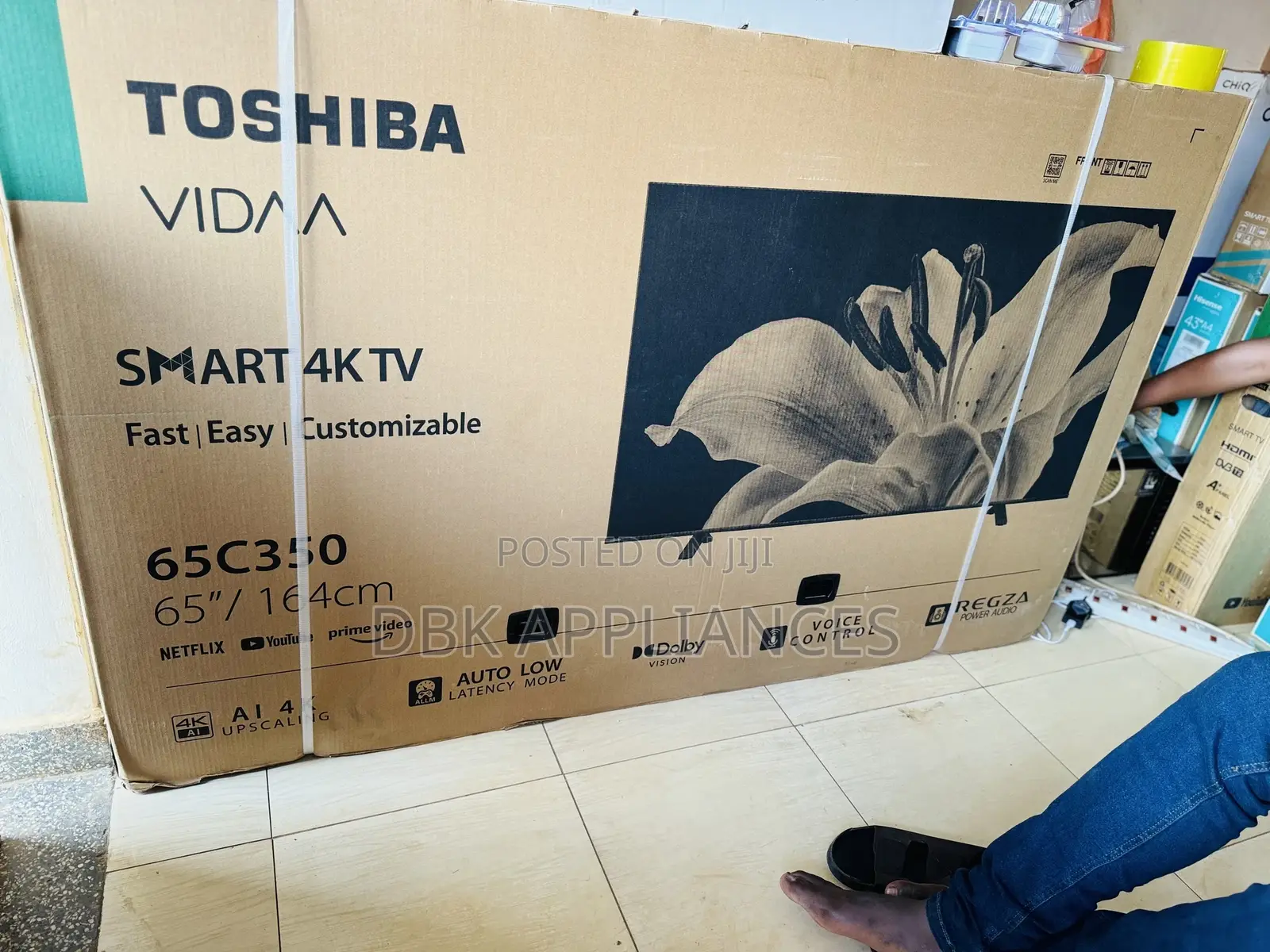 Toshiba 65inch’ Smart Uhd TVS Authentic 2yr Warrant