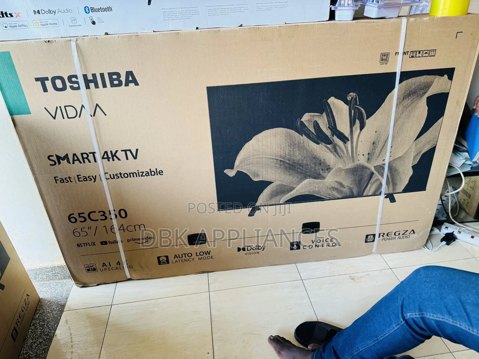 Toshiba 65inch’ Smart Uhd TVS Authentic 2yr Warrant