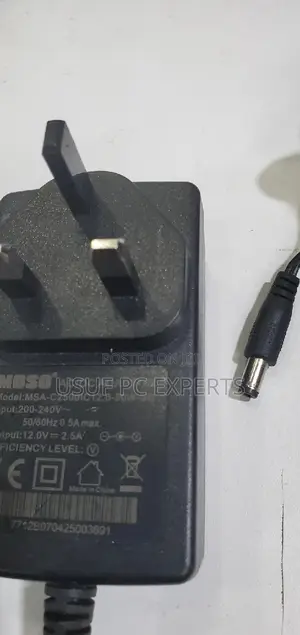 12volts DC Adaptor 2amps