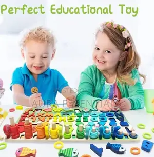 7 in 1 Kids Puzzle Blocks Board