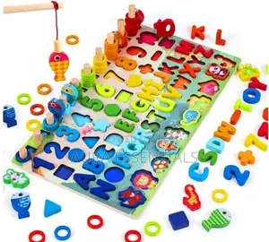 7 in 1 Kids Puzzle Blocks Board