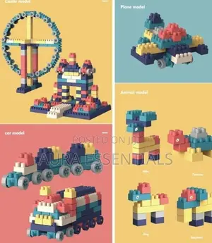 Children Assembling Building Blocks