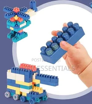 Children Assembling Building Blocks