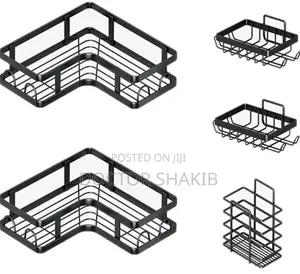 Stainless Steel Adhesive Rustproof Kitchen Rack Organizer