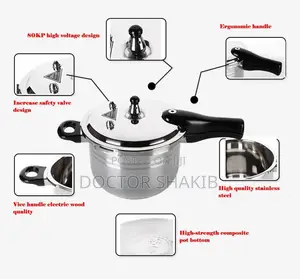 12L (30cm) Stainless Pressure Cooker