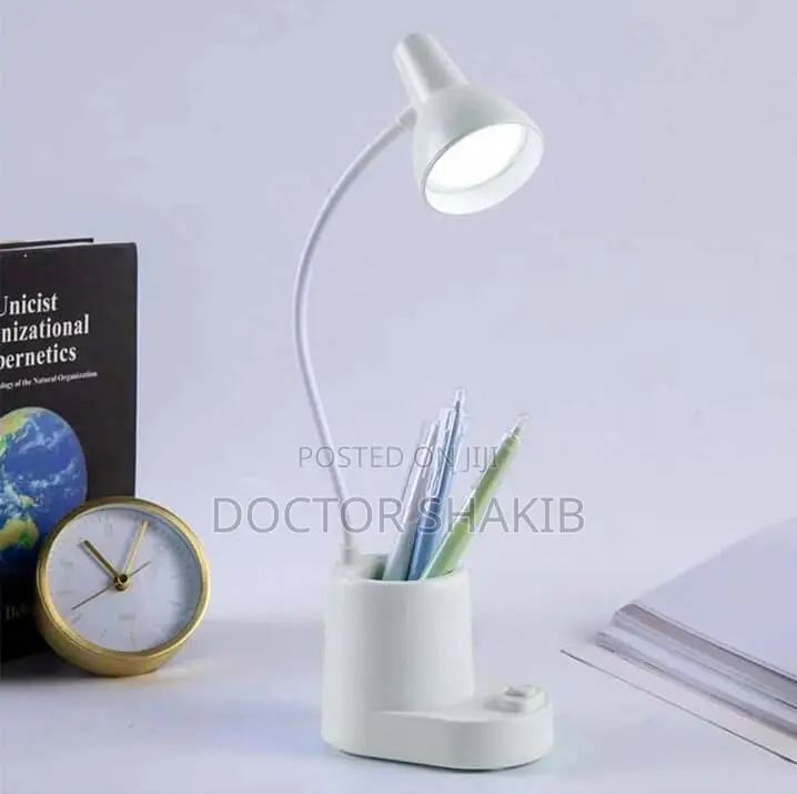 Modernized Led Eye Protection Desk Lamp With Pen Holder