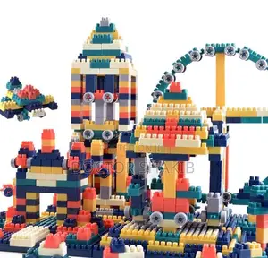 New Children Assembling Building Blocks