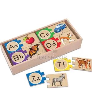 Wooden English Alphabet Kids Puzzle
